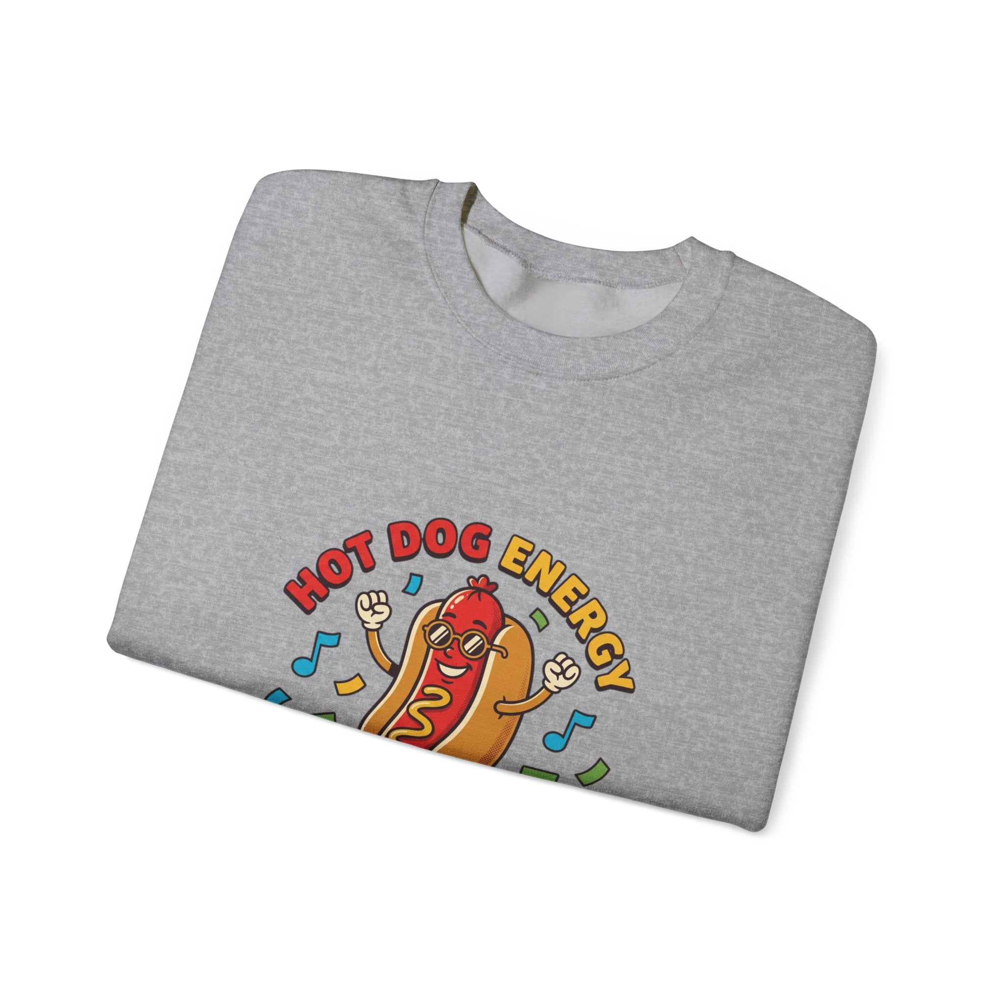 Hot Dog Energy Sweatshirt | BBQ, Fourth of July Patriotic Retro