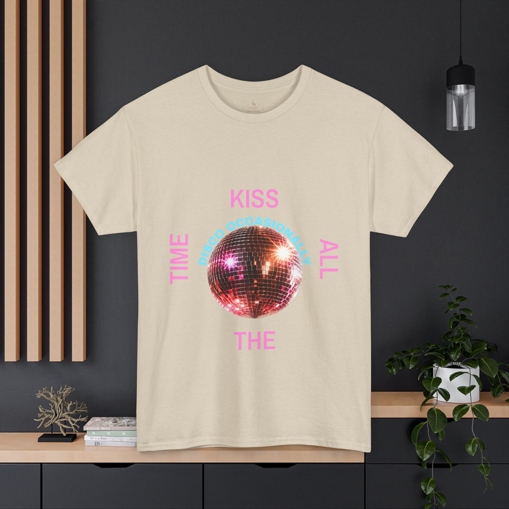 Harry Styles Inspired - Kiss All The Time disco occasionally ball T-Shirt | Harry Styles lyric tee