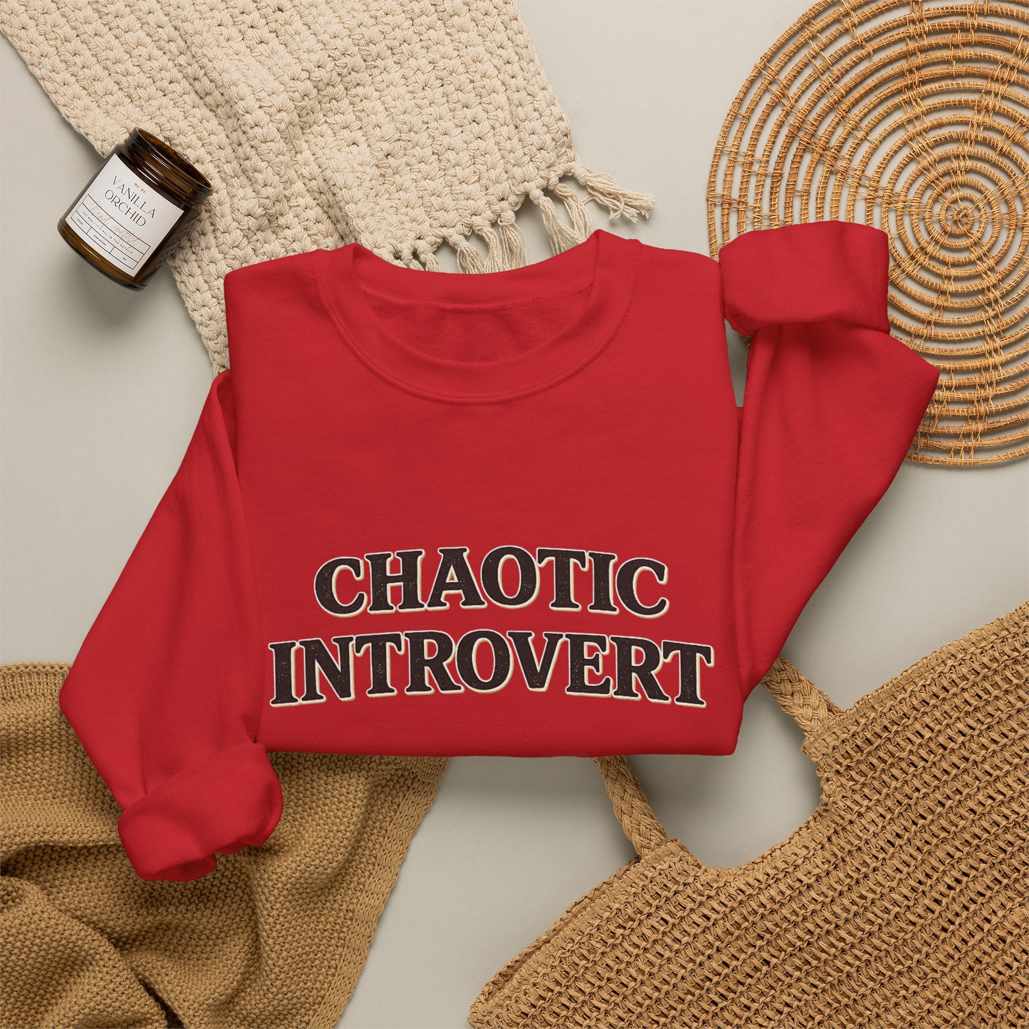 Soft Chaos - Chaotic Introvert Sweatshirt — Crewneck