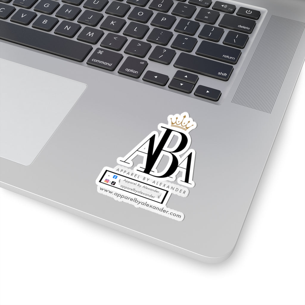 Apparel By Alexander Logo Sticker - ABA Crown & Social links