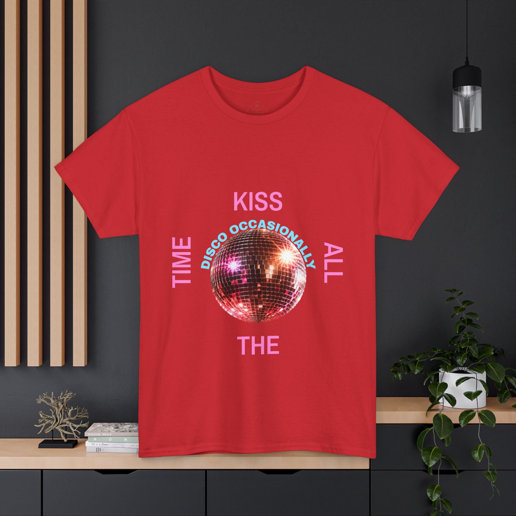 Harry Styles Inspired - Kiss All The Time disco occasionally ball T-Shirt | Harry Styles lyric tee