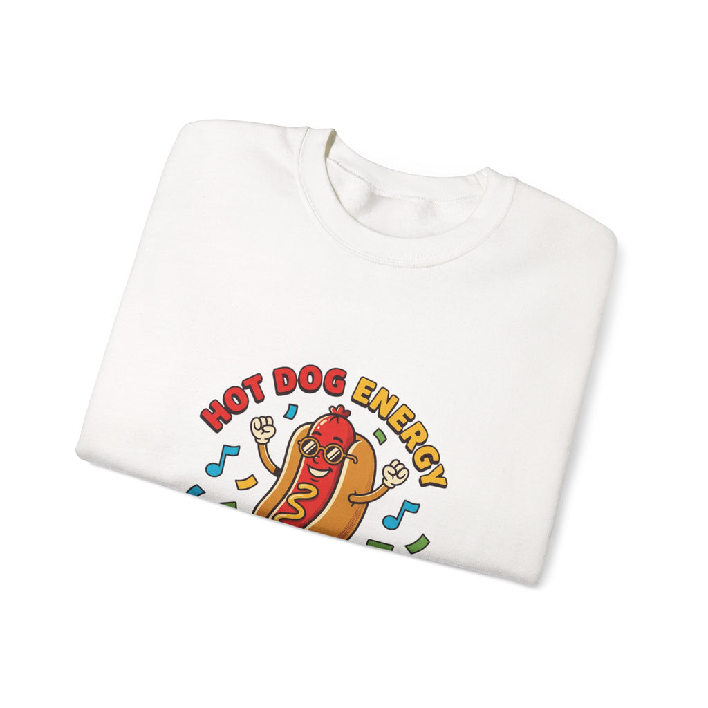 Hot Dog Energy Sweatshirt | BBQ, Fourth of July Patriotic Retro