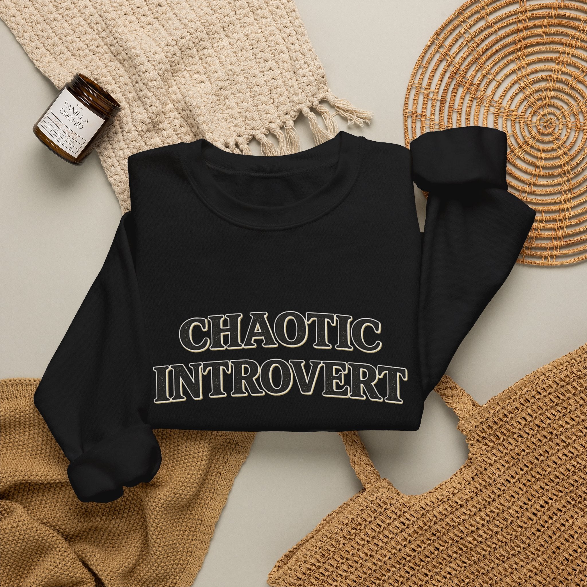 Soft Chaos - Chaotic Introvert Sweatshirt — Crewneck