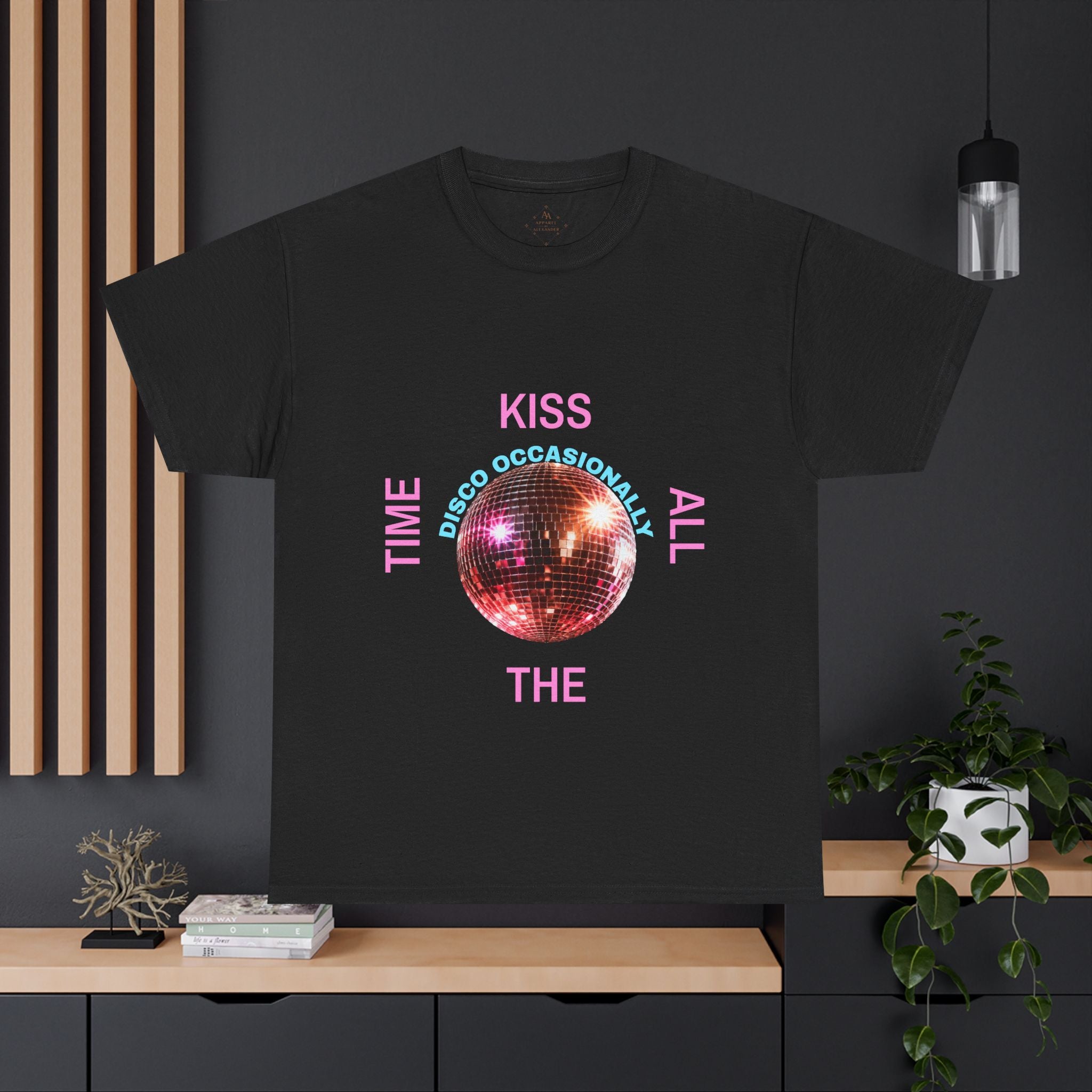 Harry Styles Inspired - Kiss All The Time disco occasionally ball T-Shirt | Harry Styles lyric tee