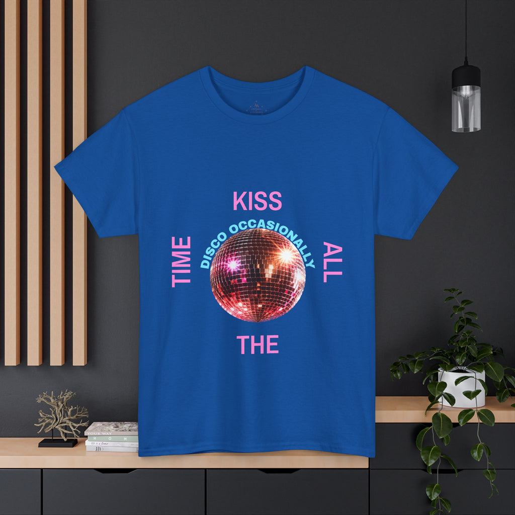 Harry Styles Inspired - Kiss All The Time disco occasionally ball T-Shirt | Harry Styles lyric tee