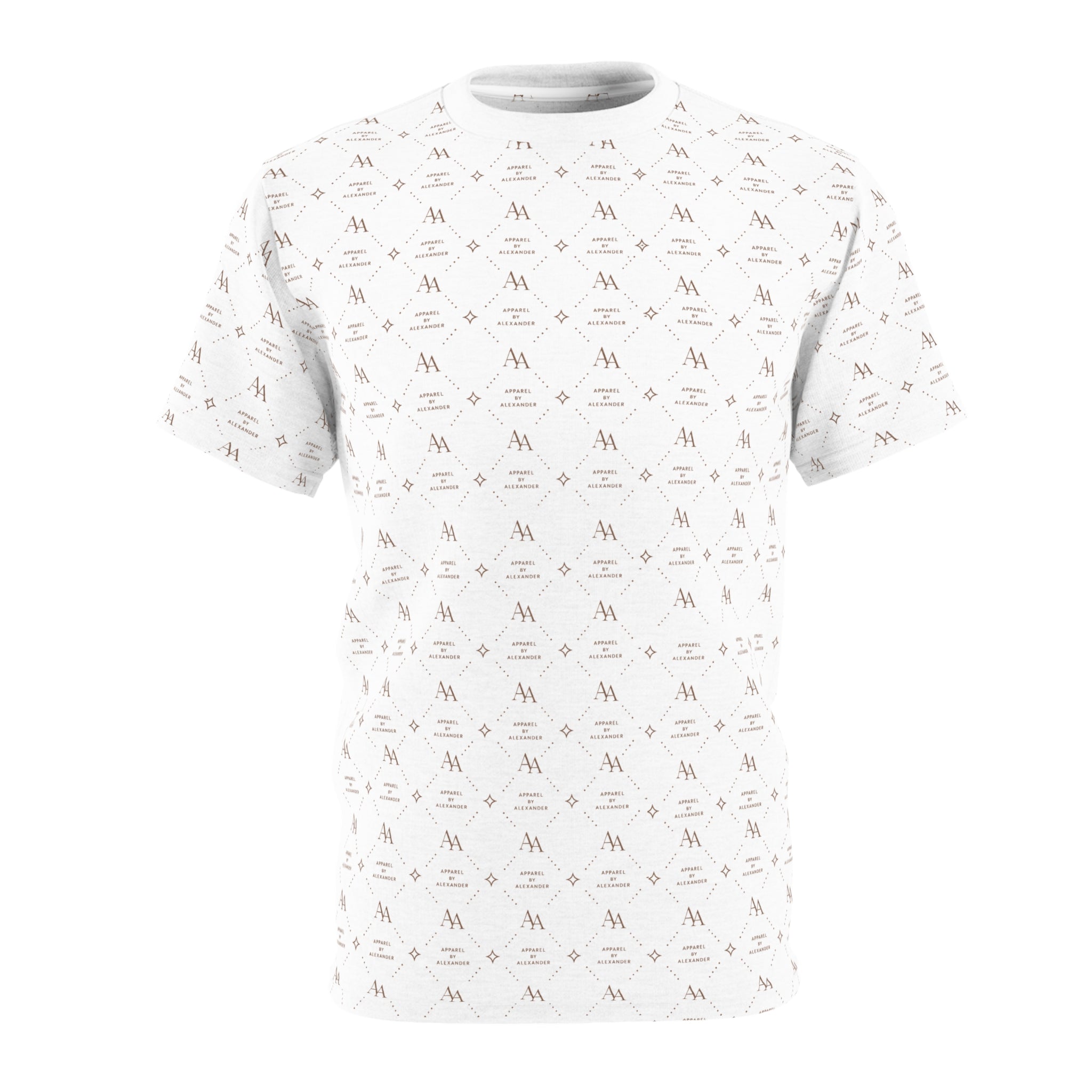 ApparelByAlexander Luxury Monogram Tee | Cut & Sew All-Over Print