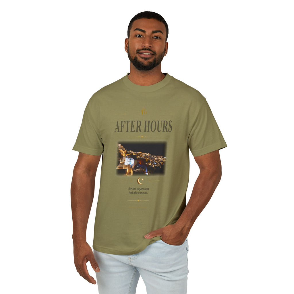 'After Hours': ABA Official - Santorini Nightscape Oversized Tee