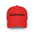 Sixseven Embroidered Cotton Twill Snapback Cap | Viral Meme Internet Culture Hat
