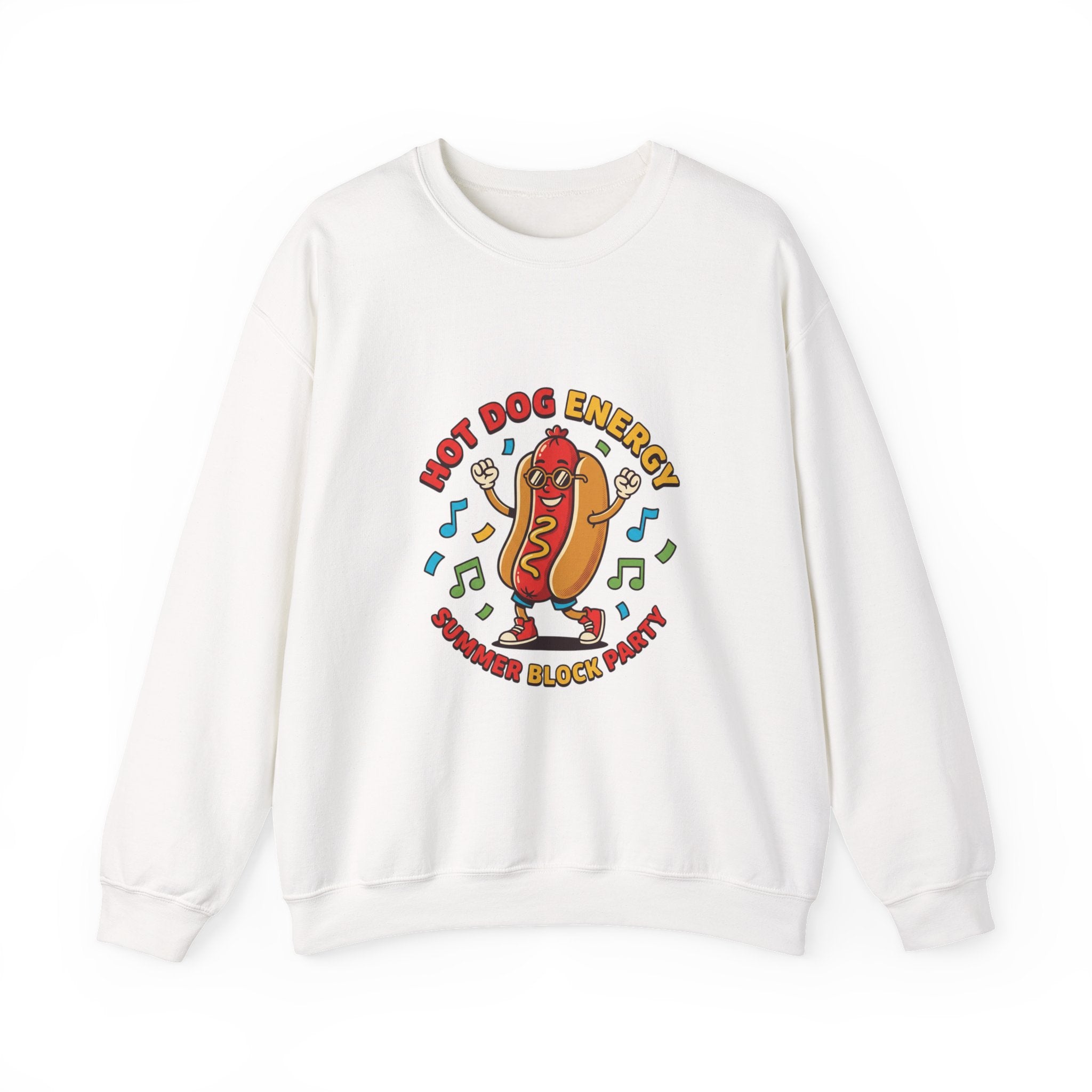 Hot Dog Energy Sweatshirt | BBQ, Fourth of July Patriotic Retro