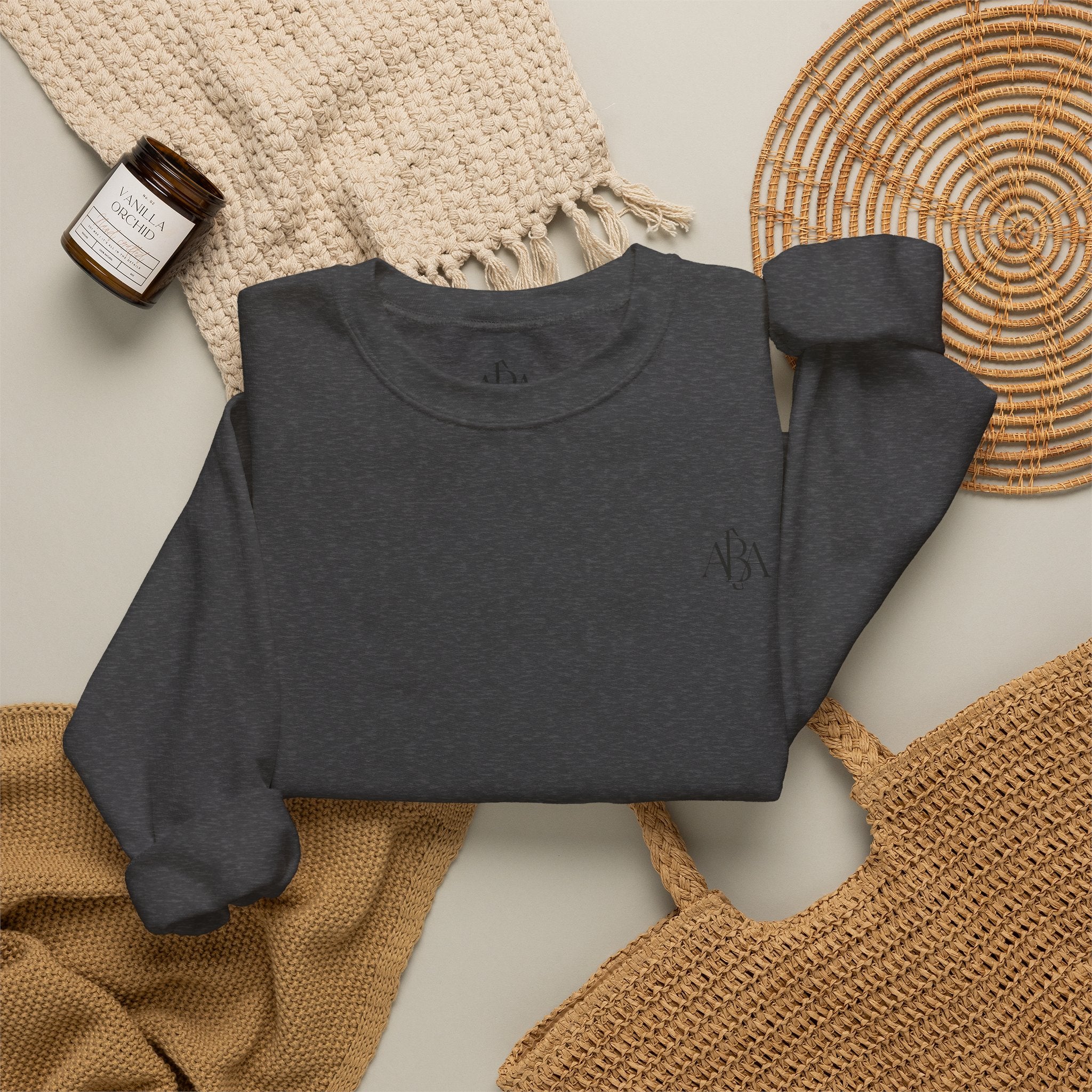 Sunsets & Sweatshirts Crewneck Sweatshirt | Palm Tree Sunset Graphic