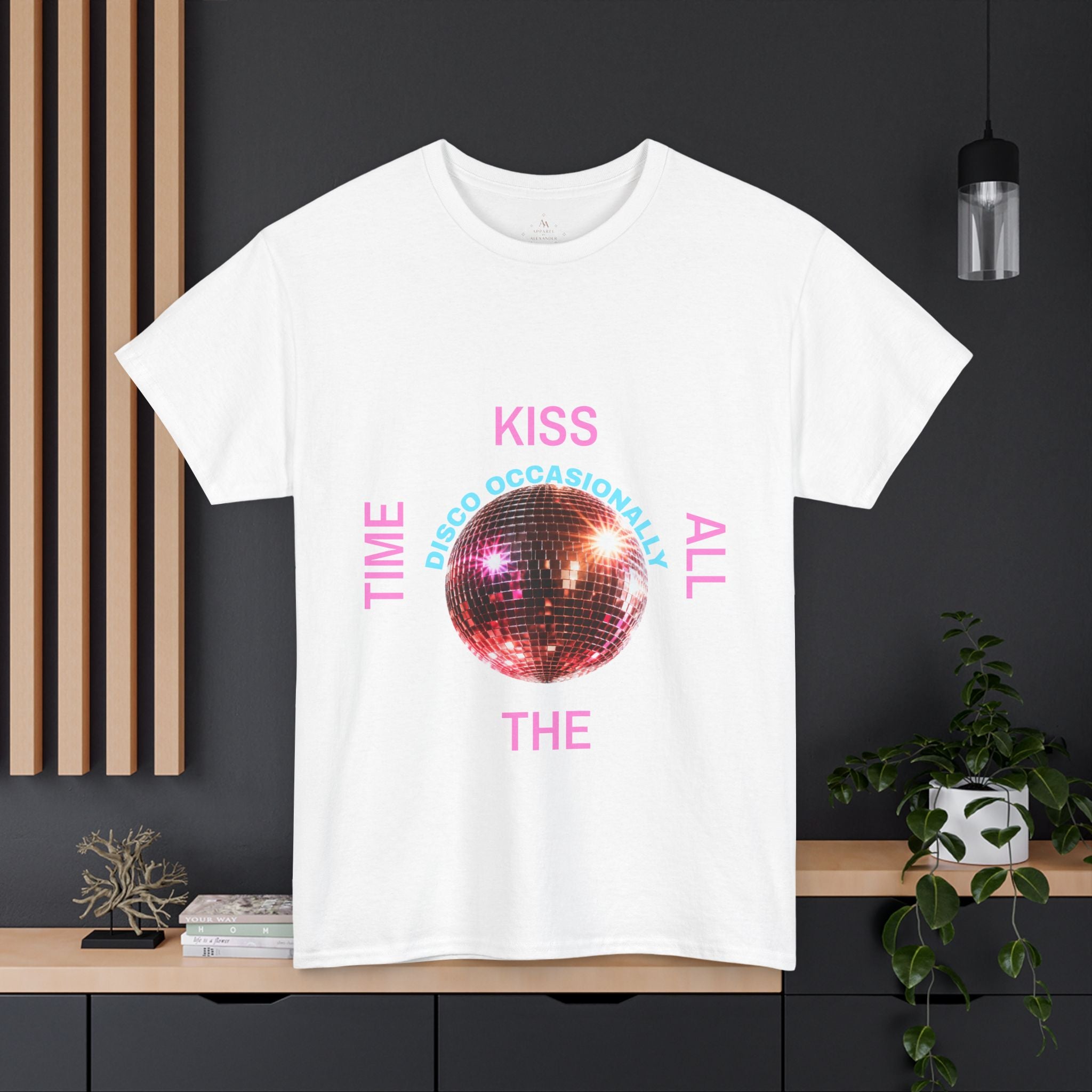Harry Styles Inspired - Kiss All The Time disco occasionally ball T-Shirt | Harry Styles lyric tee