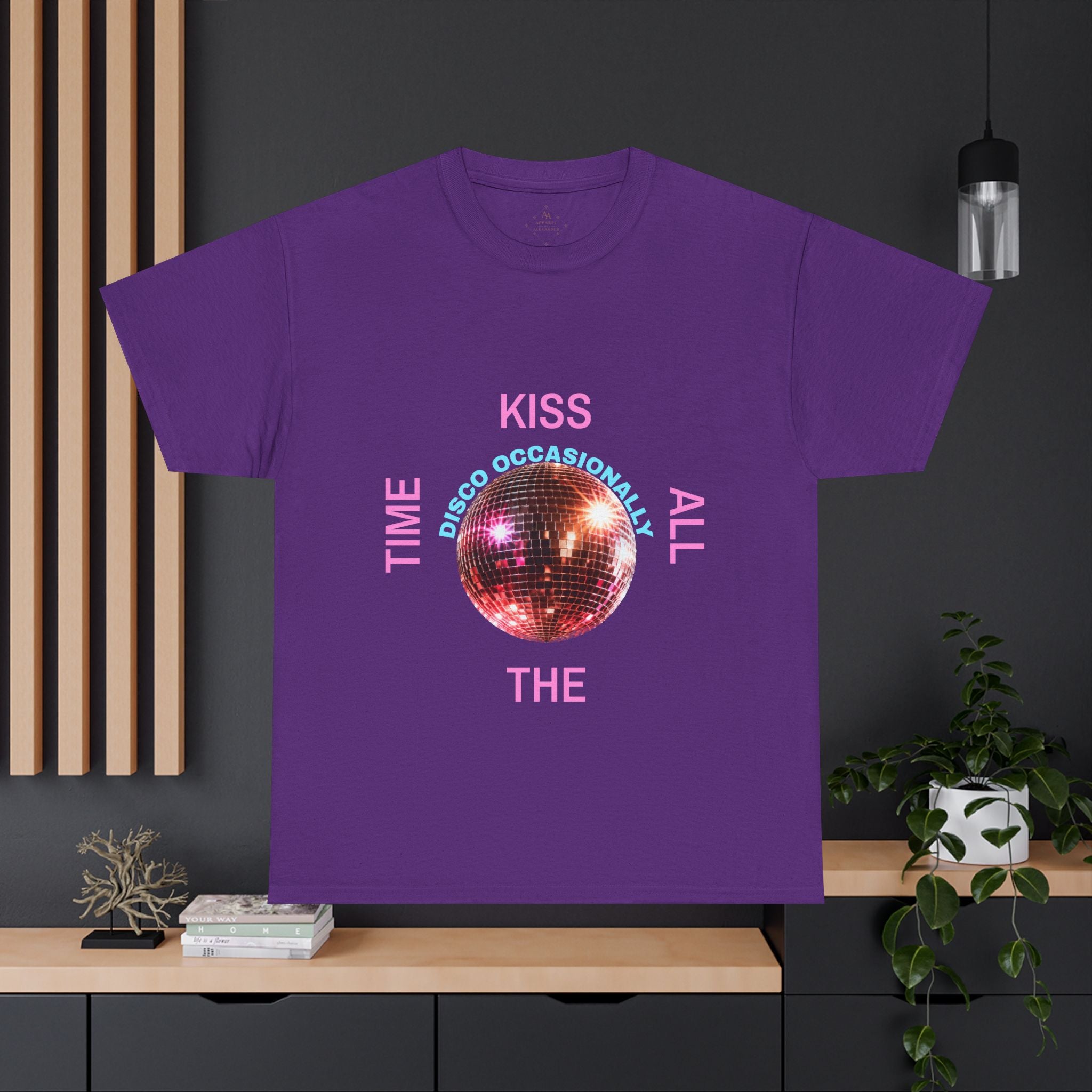 Harry Styles Inspired - Kiss All The Time disco occasionally ball T-Shirt | Harry Styles lyric tee