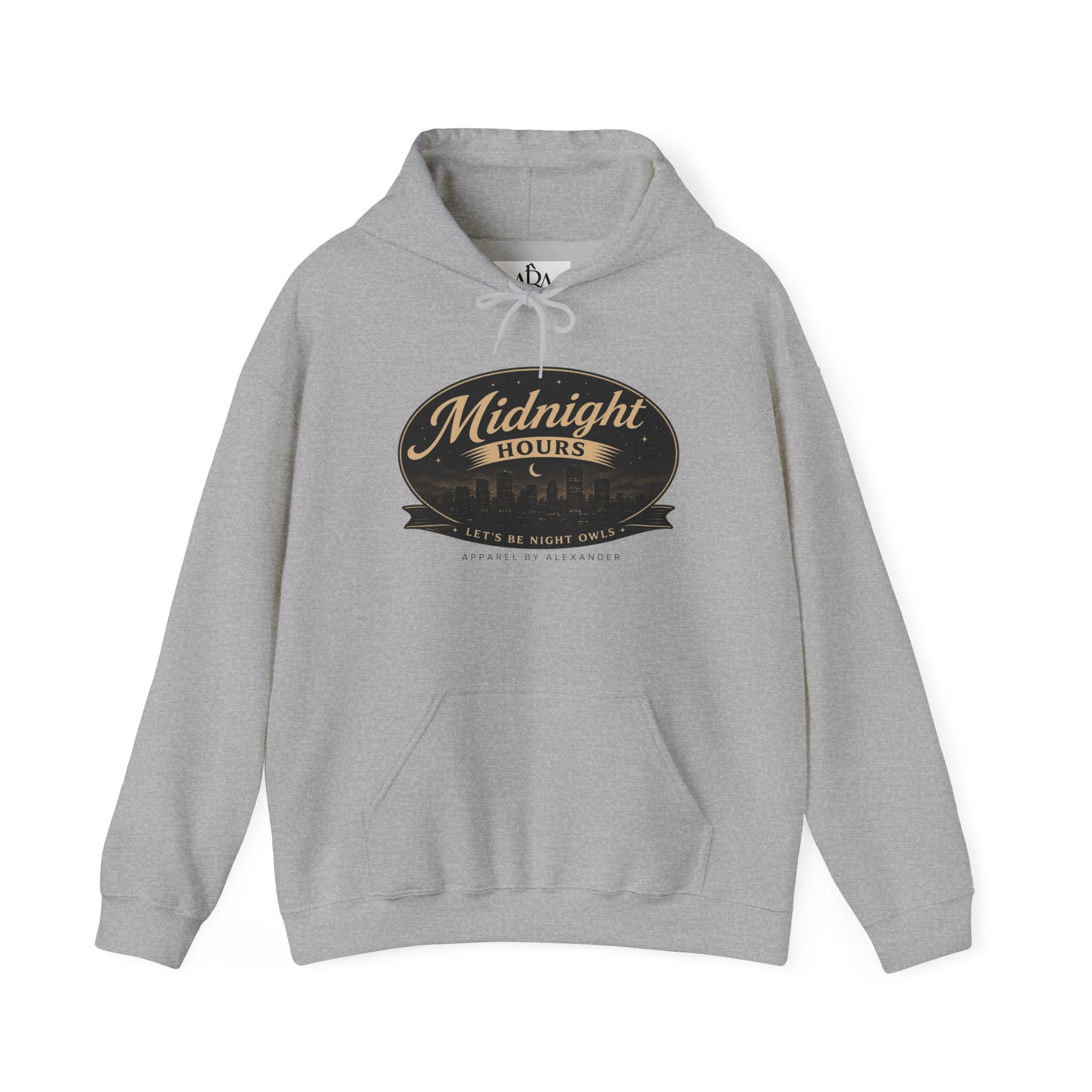 After Hours - Midnight Hours Hoodie - Retro Night Skyline