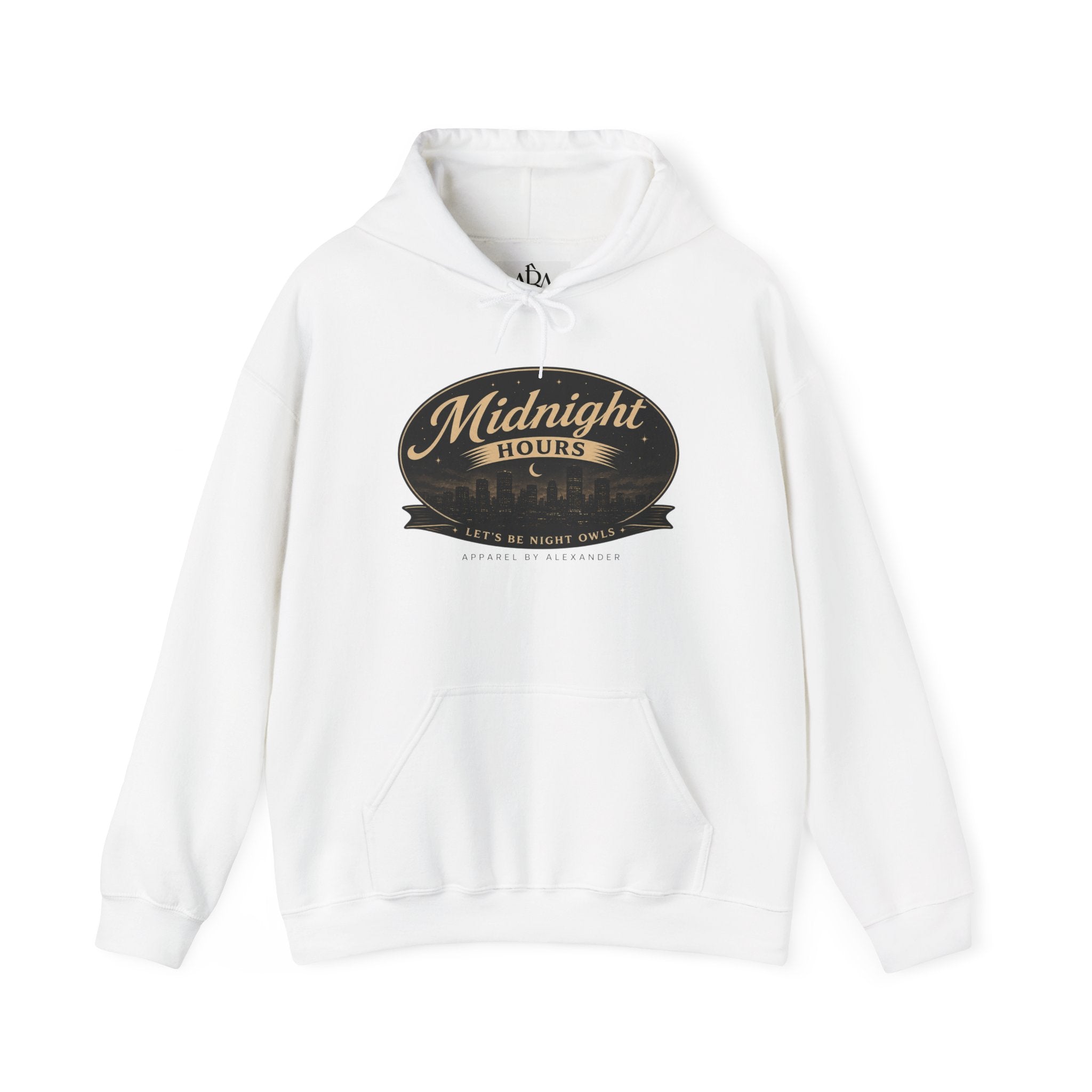After Hours - Midnight Hours Hoodie - Retro Night Skyline