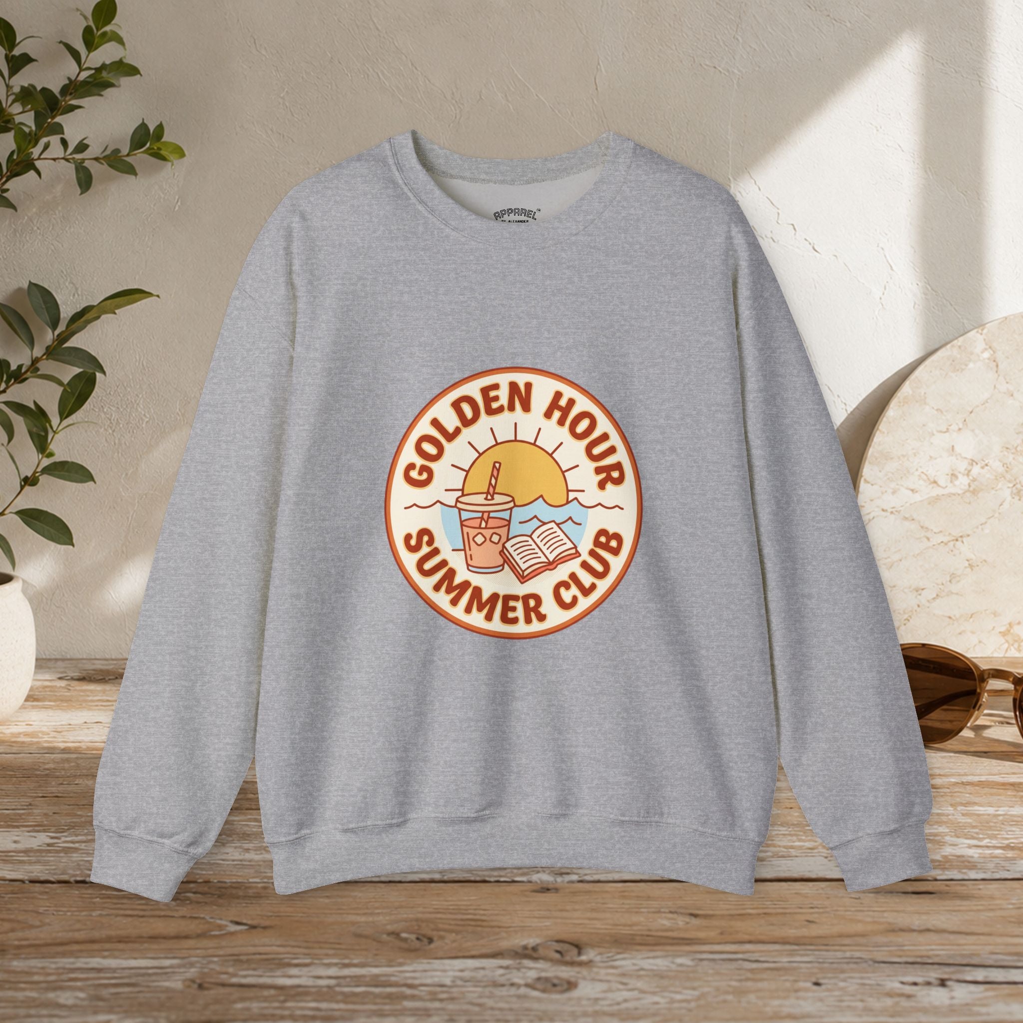 Golden Hour Summer Club Sweatshirt | summer aesthetic, coastal vibes