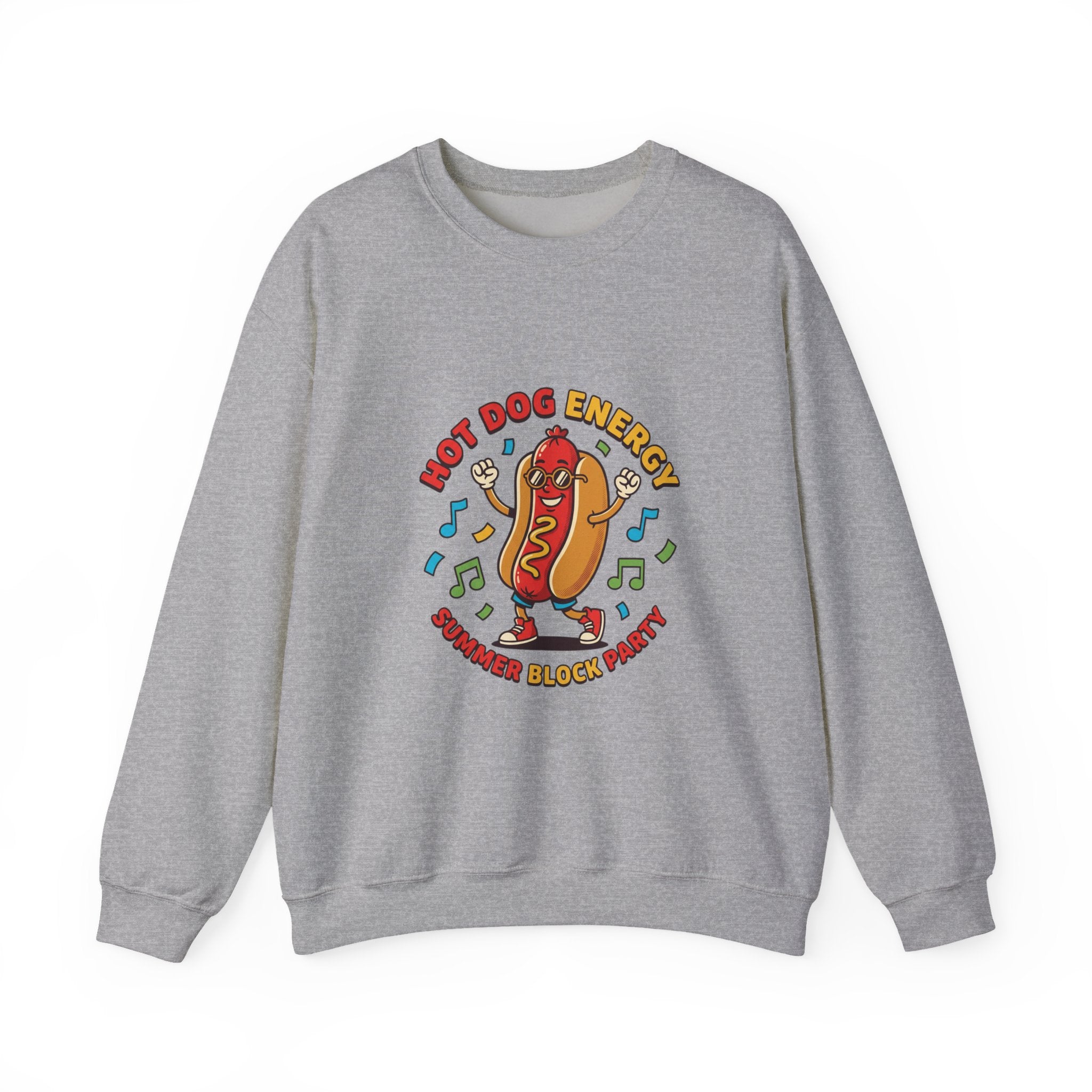 Hot Dog Energy Sweatshirt | BBQ, Fourth of July Patriotic Retro