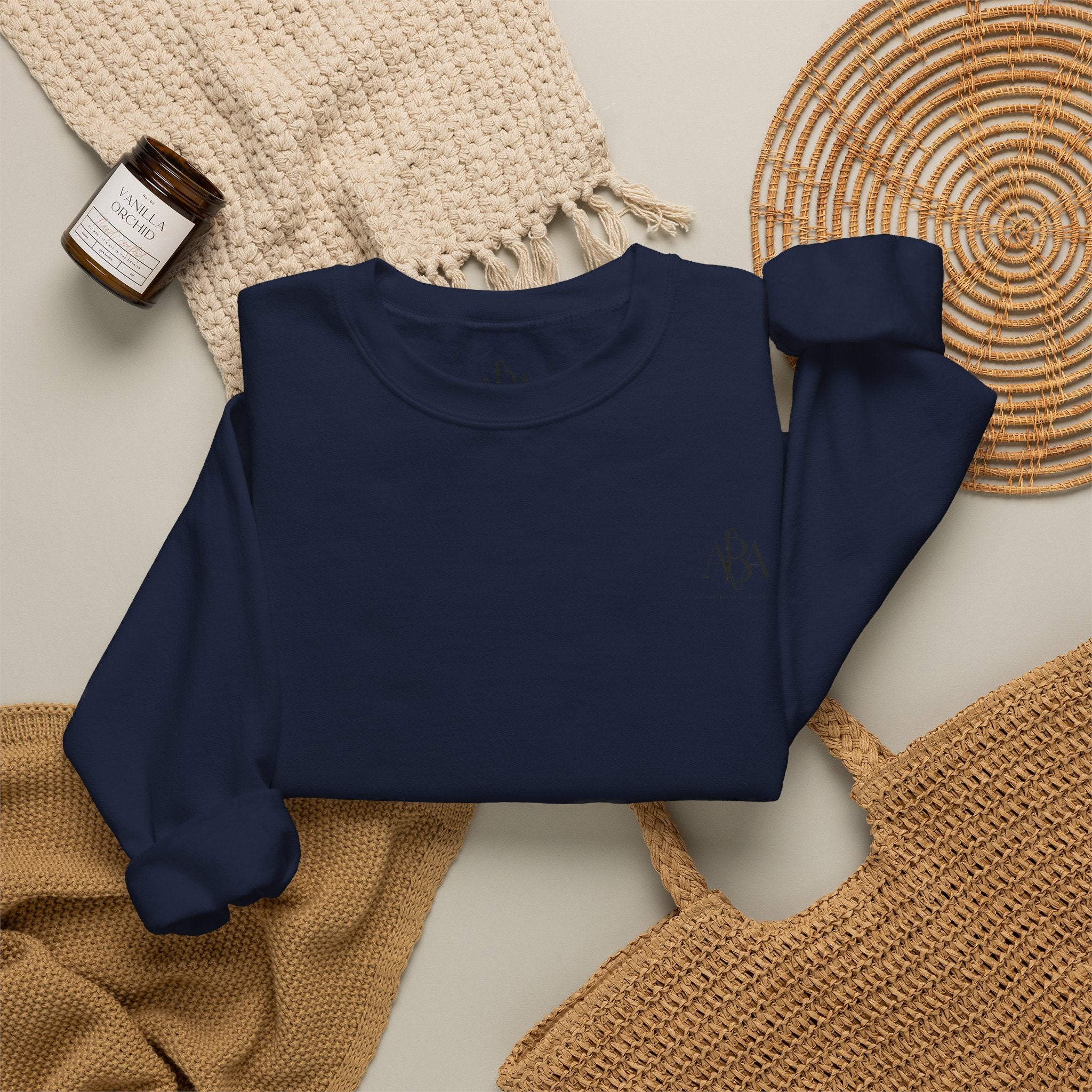 Sunsets & Sweatshirts Crewneck Sweatshirt | Palm Tree Sunset Graphic