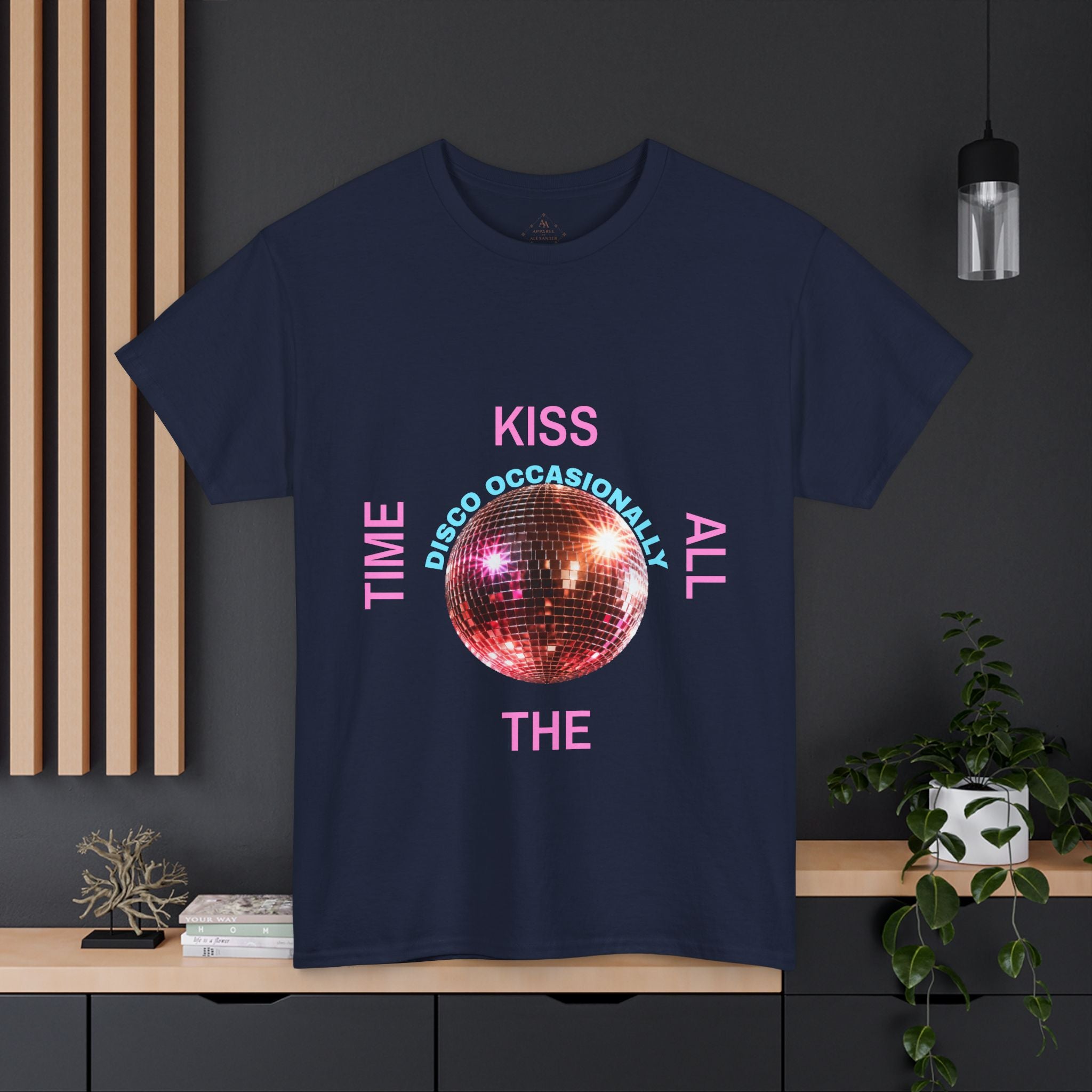 Harry Styles Inspired - Kiss All The Time disco occasionally ball T-Shirt | Harry Styles lyric tee