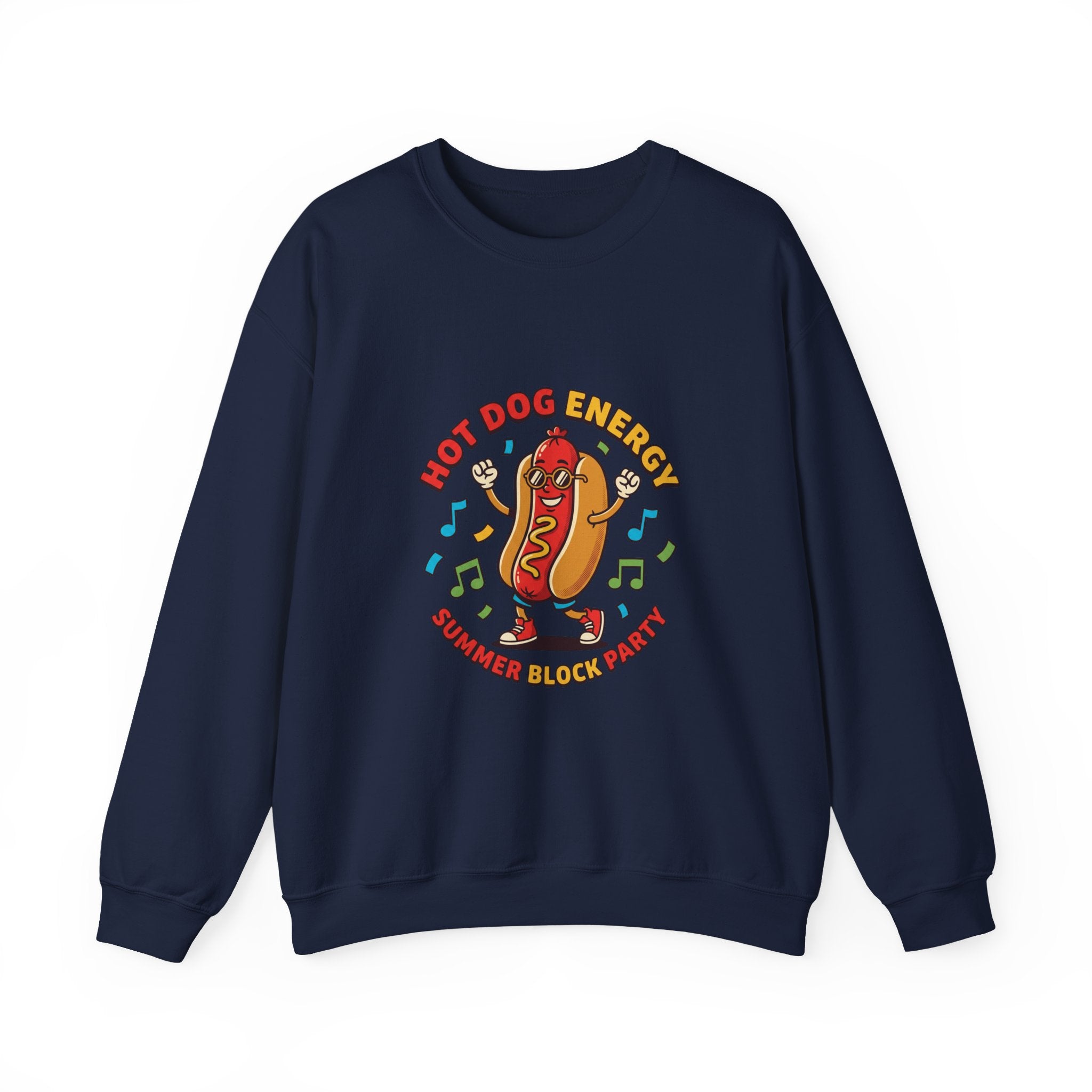 Hot Dog Energy Sweatshirt | BBQ, Fourth of July Patriotic Retro