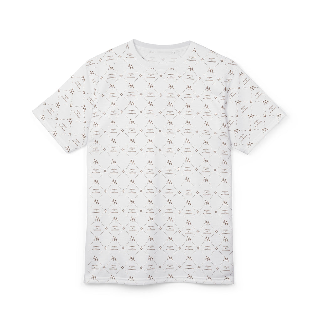 ApparelByAlexander Luxury Monogram Tee | Cut & Sew All-Over Print