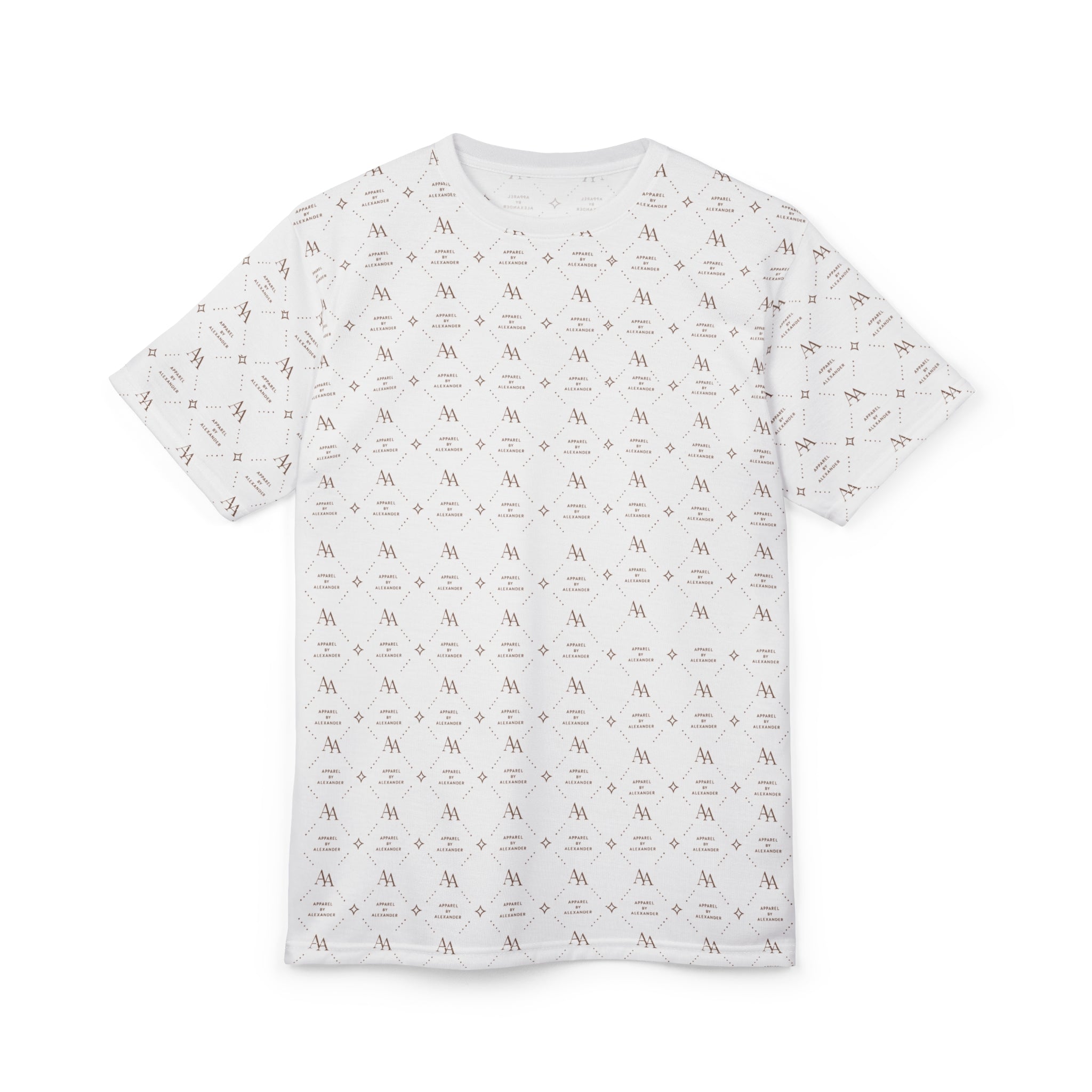 ApparelByAlexander Luxury Monogram Tee | Cut & Sew All-Over Print