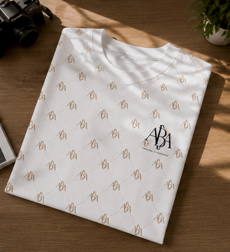 Apparel By Alexander Logo/Luxury Monogram All-Over Print T-Shirt