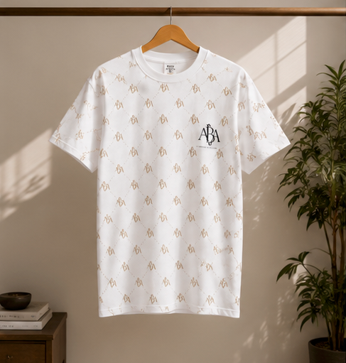 Apparel By Alexander Logo/Luxury Monogram All-Over Print T-Shirt