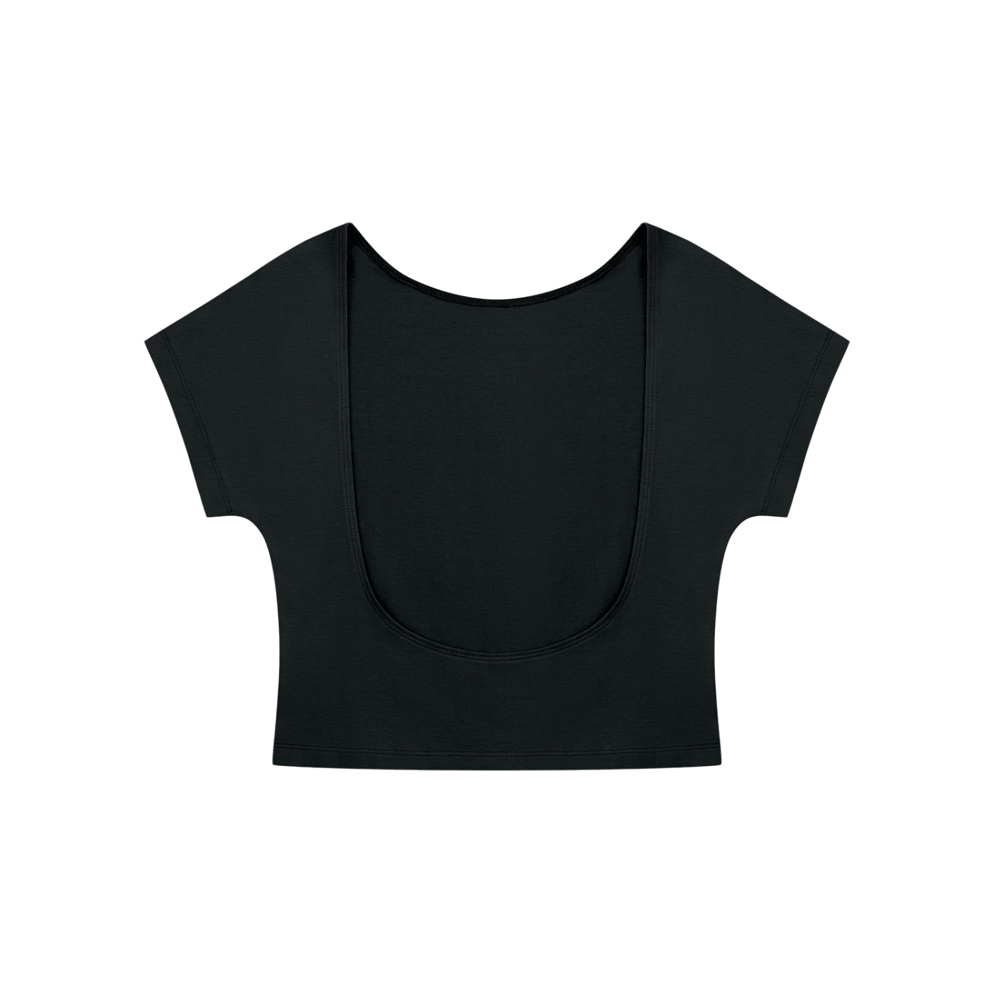 ABA Official -  Women's Open Back Black T-Shirt