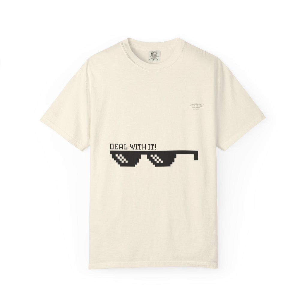Pixelated meme Sunglasses T-Shirt | Deal With It, Meme Tee