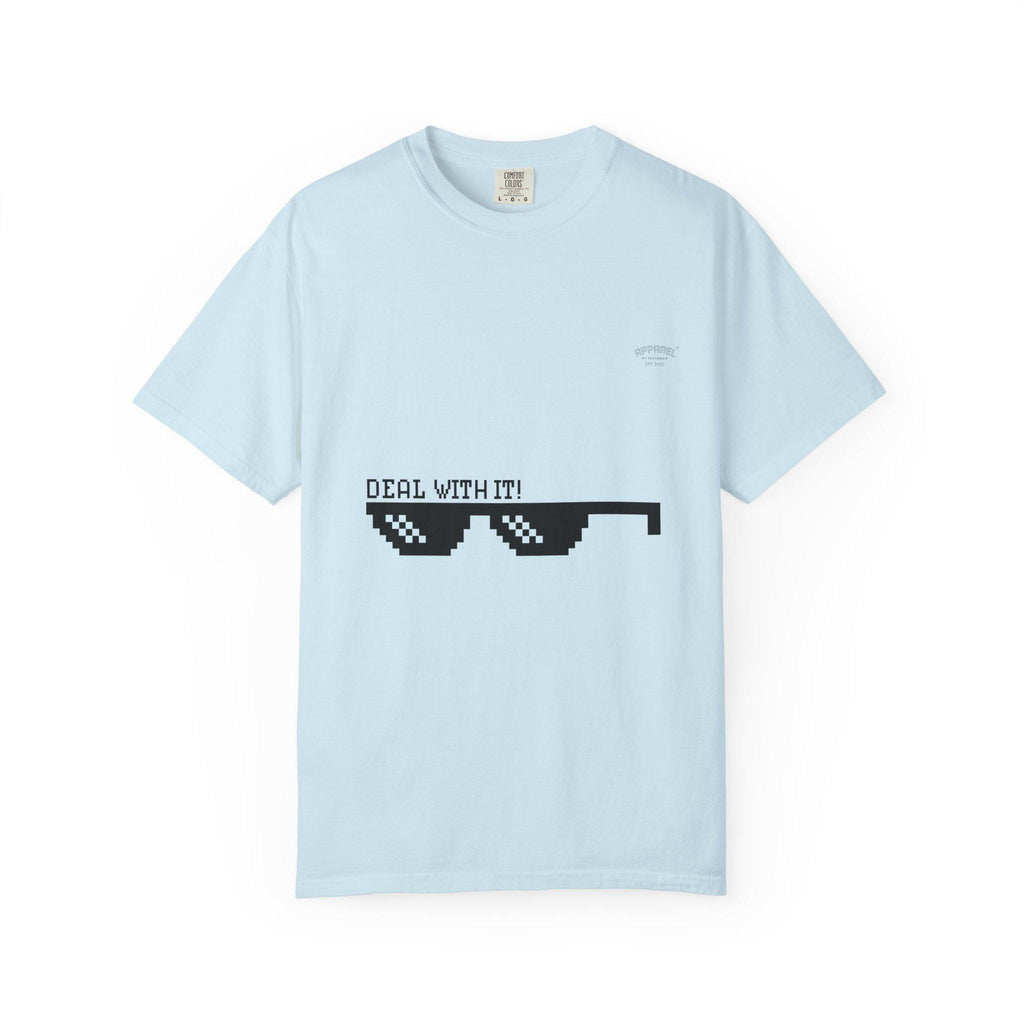 Pixelated meme Sunglasses T-Shirt | Deal With It, Meme Tee