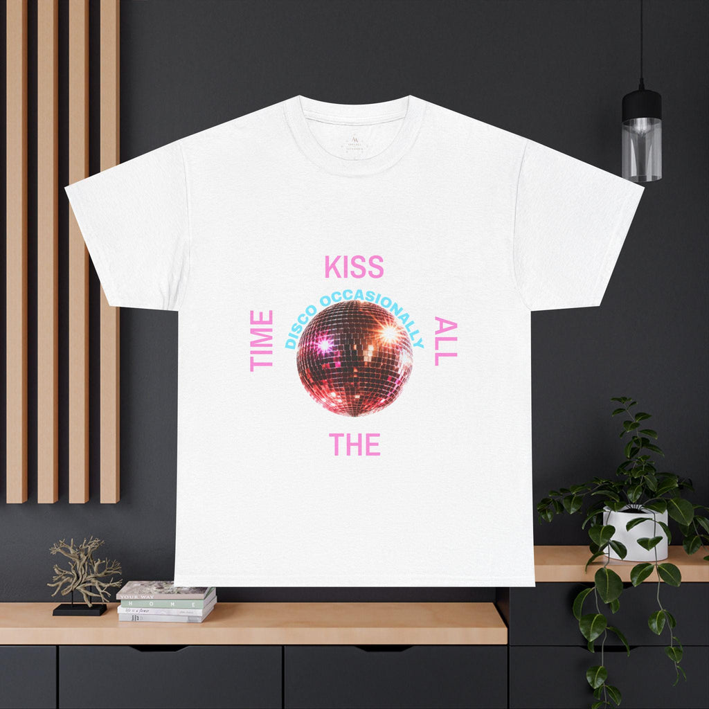 Harry Styles Inspired - Kiss All The Time disco occasionally ball T-Shirt | Harry Styles lyric tee