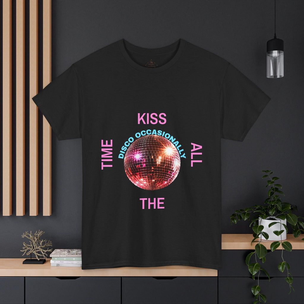 Harry Styles Inspired - Kiss All The Time disco occasionally ball T-Shirt | Harry Styles lyric tee