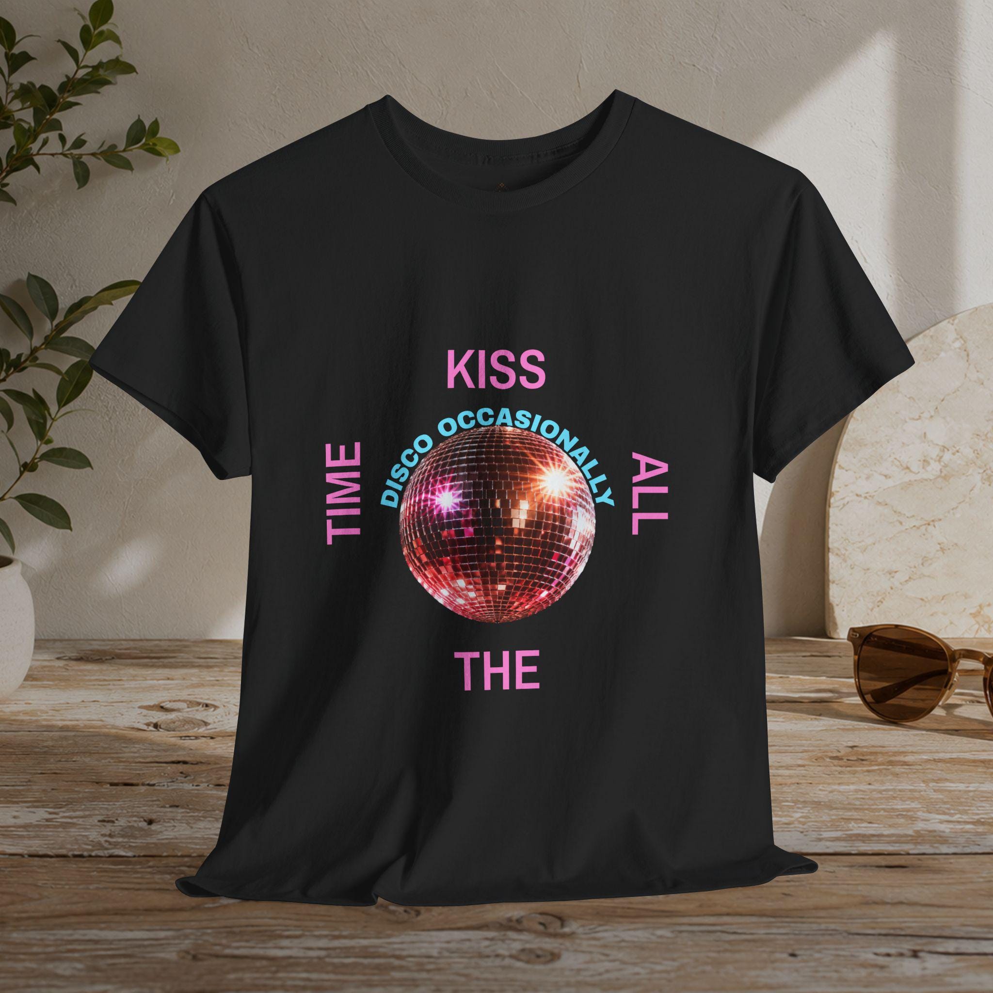 Harry Styles Inspired - Kiss All The Time disco occasionally ball T-Shirt | Harry Styles lyric tee