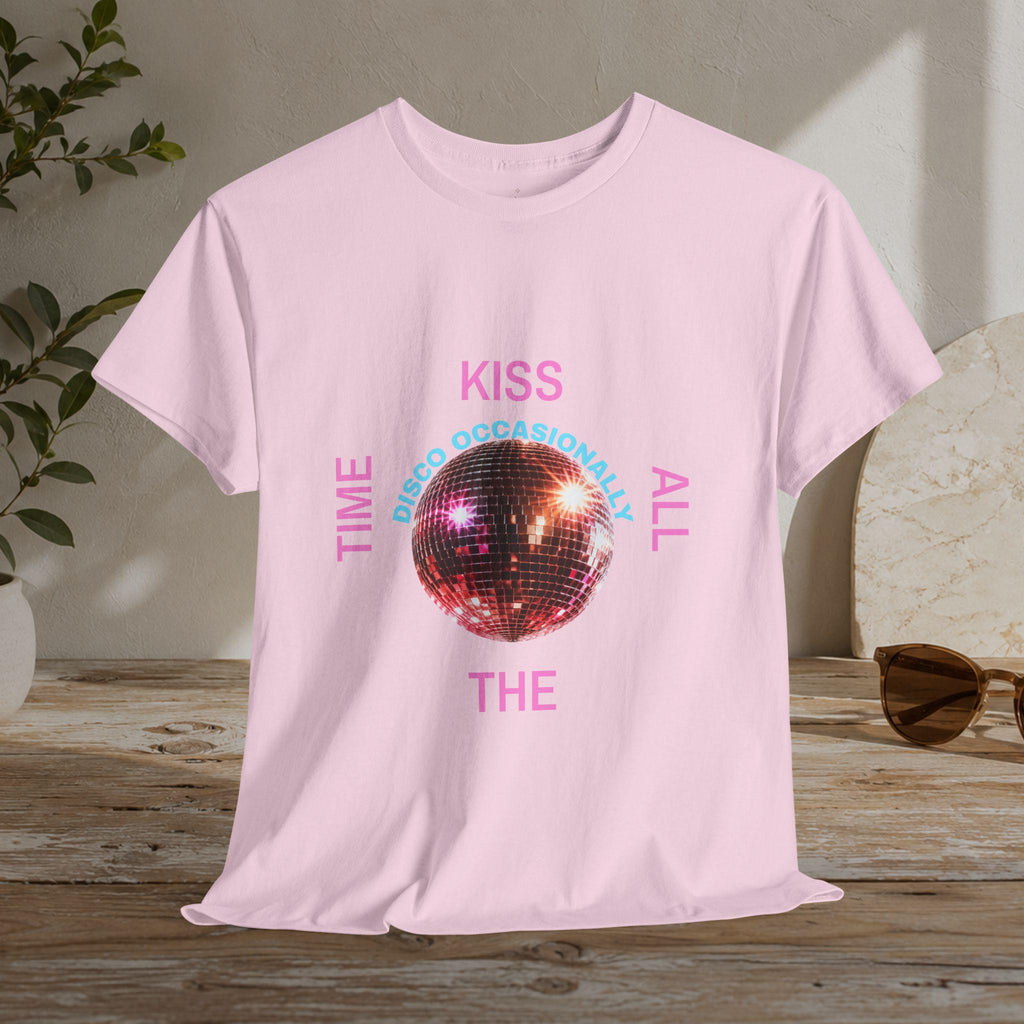 Harry Styles Inspired - Kiss All The Time disco occasionally ball T-Shirt | Harry Styles lyric tee