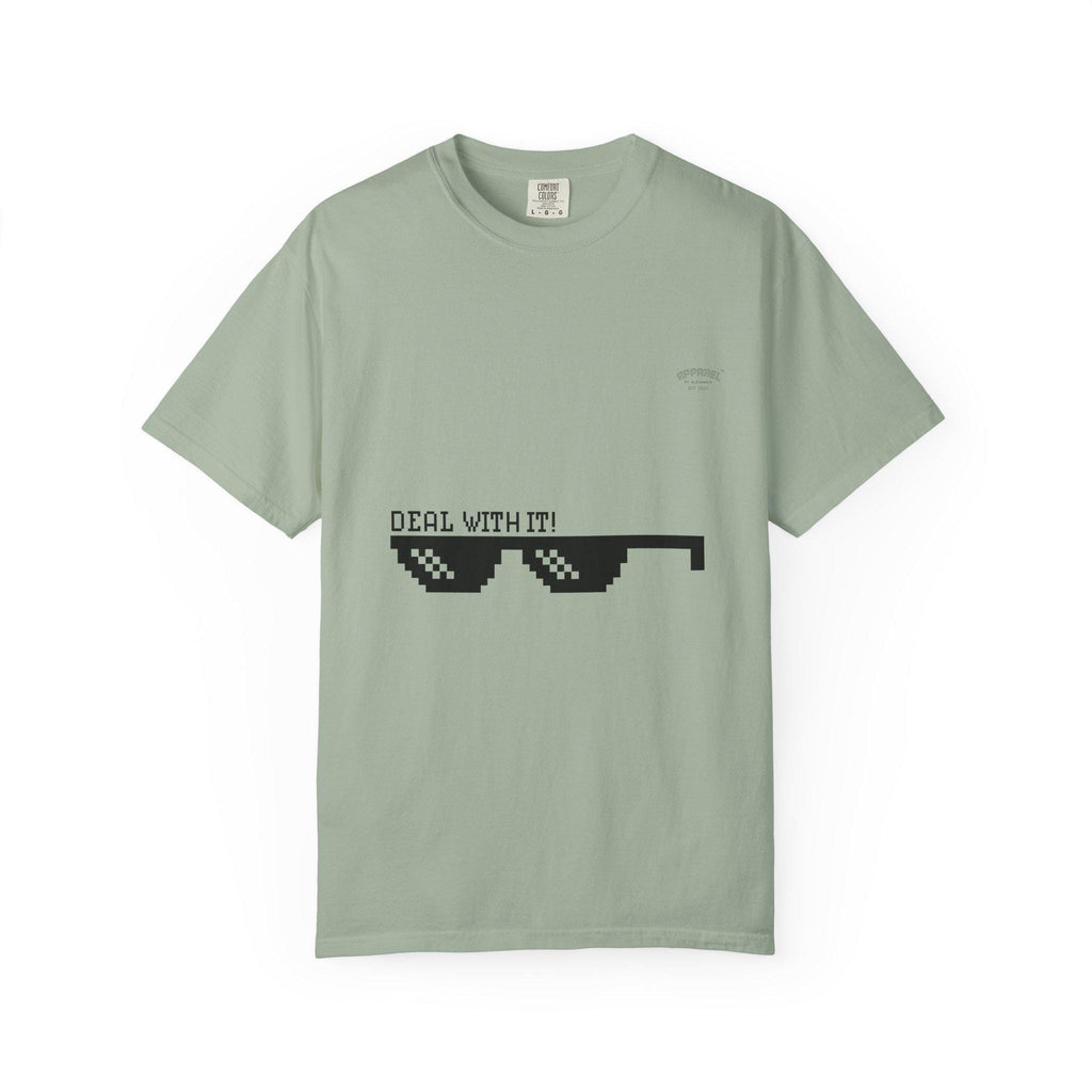Pixelated meme Sunglasses T-Shirt | Deal With It, Meme Tee