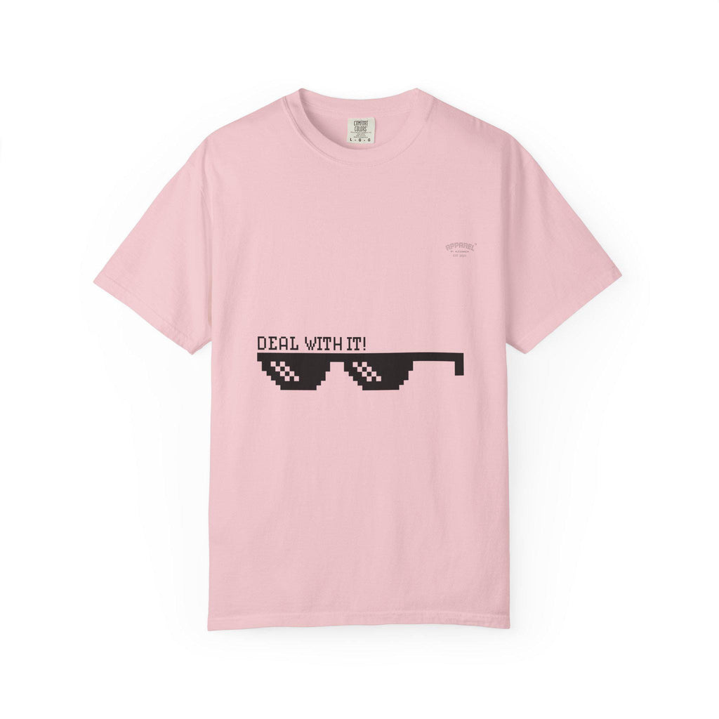 Pixelated meme Sunglasses T-Shirt | Deal With It, Meme Tee