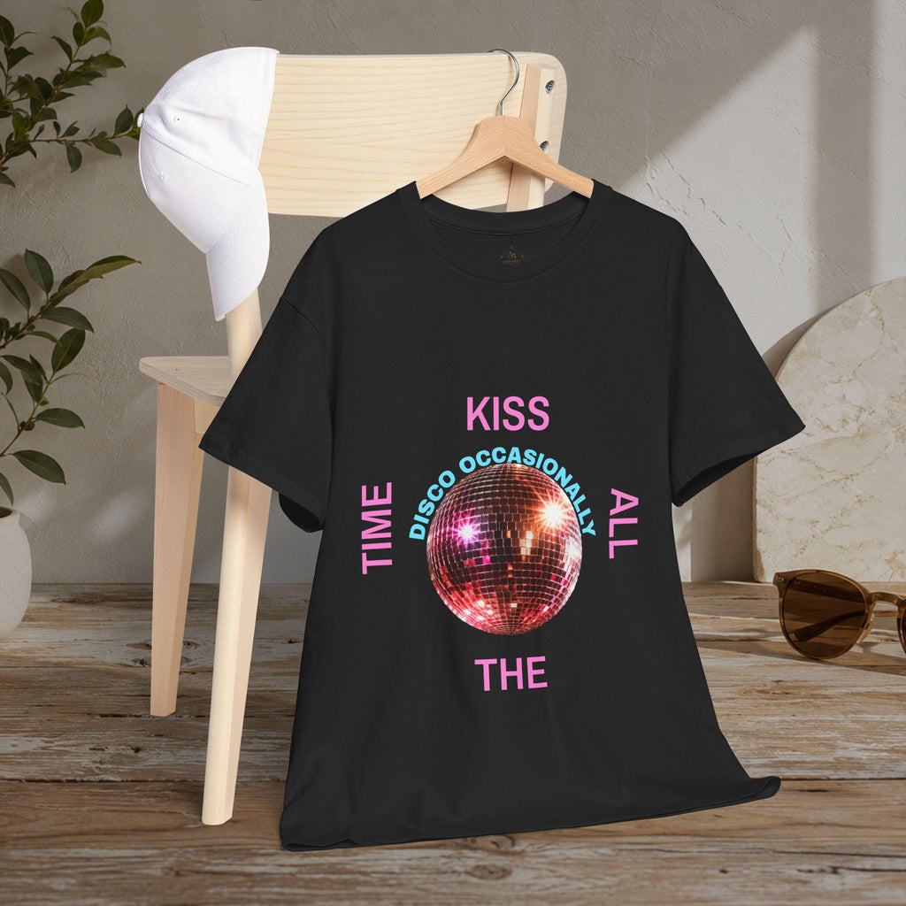 Harry Styles Inspired - Kiss All The Time disco occasionally ball T-Shirt | Harry Styles lyric tee
