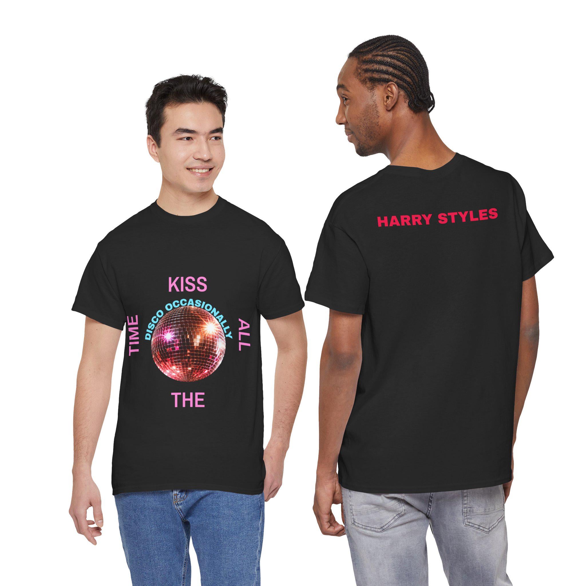 Harry Styles Inspired - Kiss All The Time disco occasionally ball T-Shirt | Harry Styles lyric tee