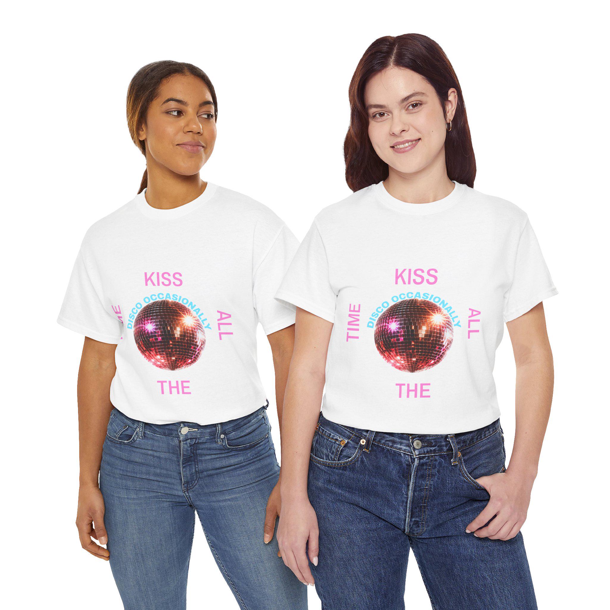 Harry Styles Inspired - Kiss All The Time disco occasionally ball T-Shirt | Harry Styles lyric tee