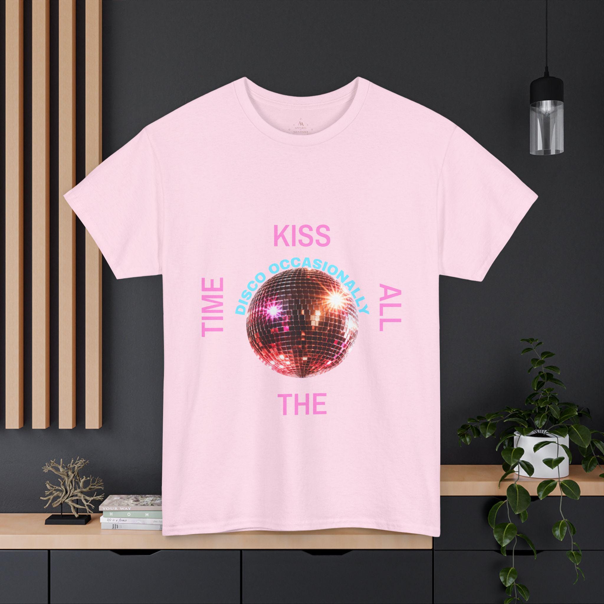 Harry Styles Inspired - Kiss All The Time disco occasionally ball T-Shirt | Harry Styles lyric tee