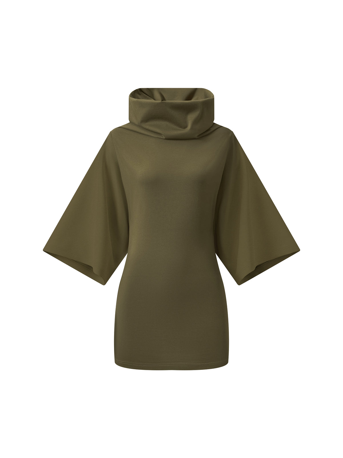 ABA Women’s Turtleneck Batwing T-Shirt