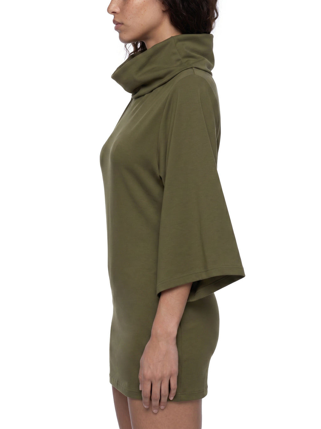 ABA Women’s Turtleneck Batwing T-Shirt