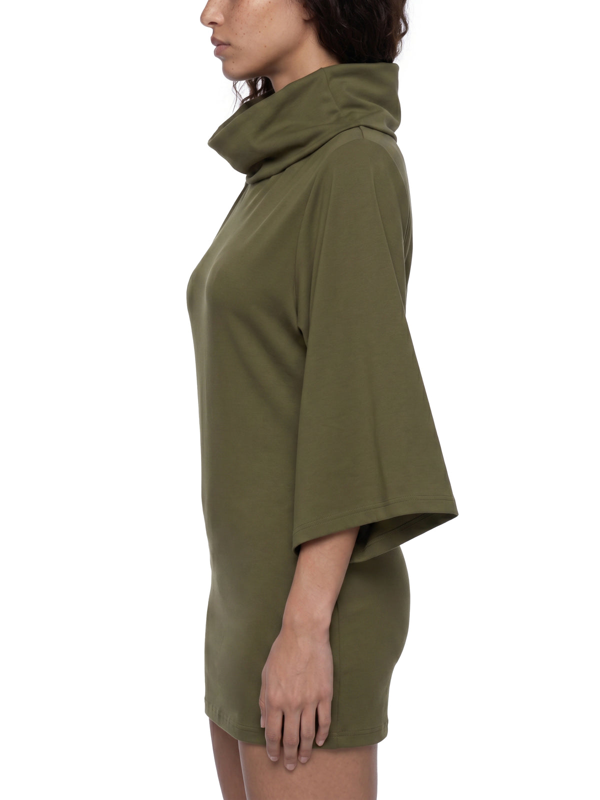ABA Women’s Turtleneck Batwing T-Shirt